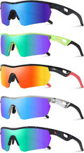 Kids Sunglasses Youth Baseball Sunglasses for Boys Girls 3-12 Polarized Softball Sports Goggles UV Protection