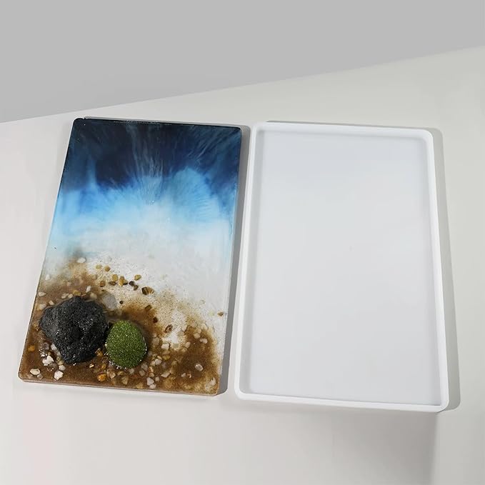 Large Silicone Molds for Epoxy Resin Table, 9 x 14 Inch Rectangle Resin Table - Image 7