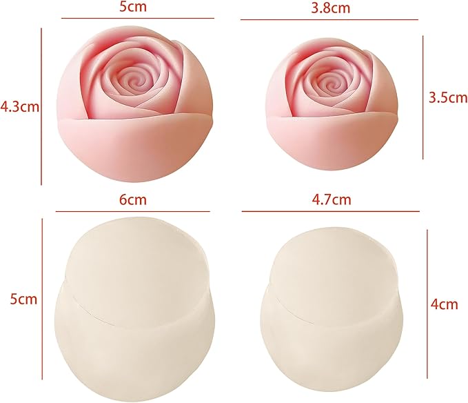 2 Pack Flower Succulent Candle Mold - Image 3