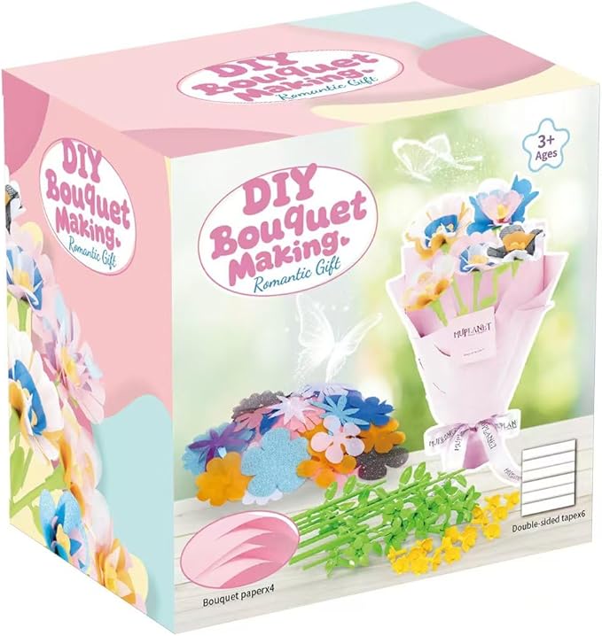 JUMP PASS BY DIY Fabric Flower Bouquets Toys - Image 5