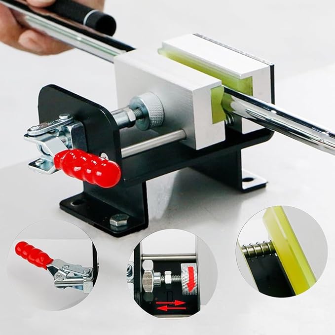 Golf Club Vise Precision Shaft and Grip Work Complete Tool for Golf Grip Replacement and Club Customization, Professional Golf Grip Replacement Accessories