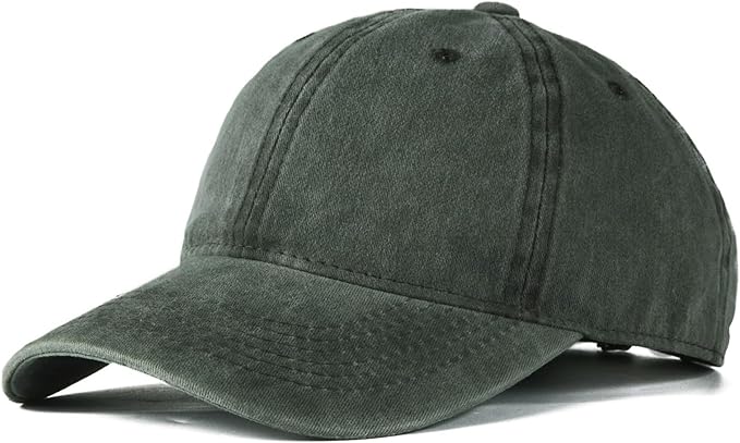 Edoneery Men Women Baseball Cap-Low Profile Adjustable Washed Cotton Golf Dad Hat