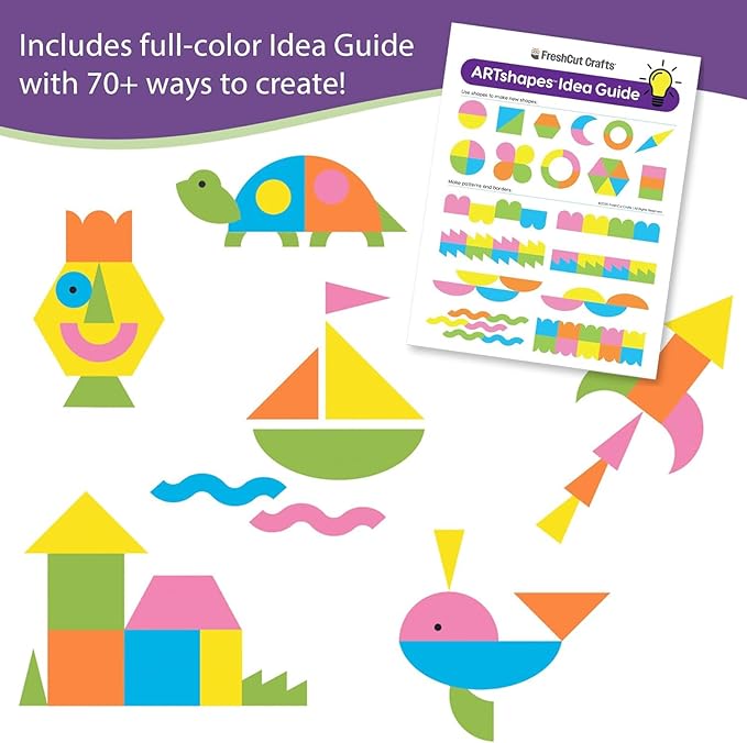 ARTshapes 840 pc Creative Paper Shapes Pack - Image 7
