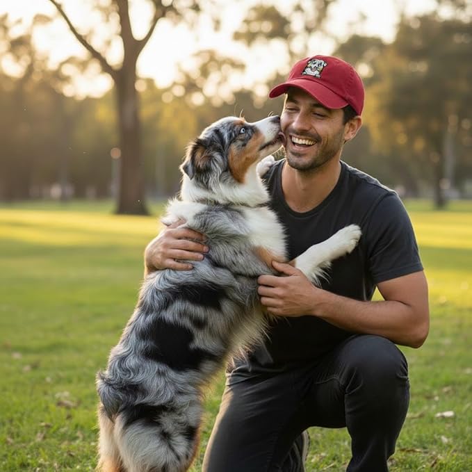Pet Dog Lover Gifts,Embroidered Dog Baseball Hats for Men Women Dad Mom