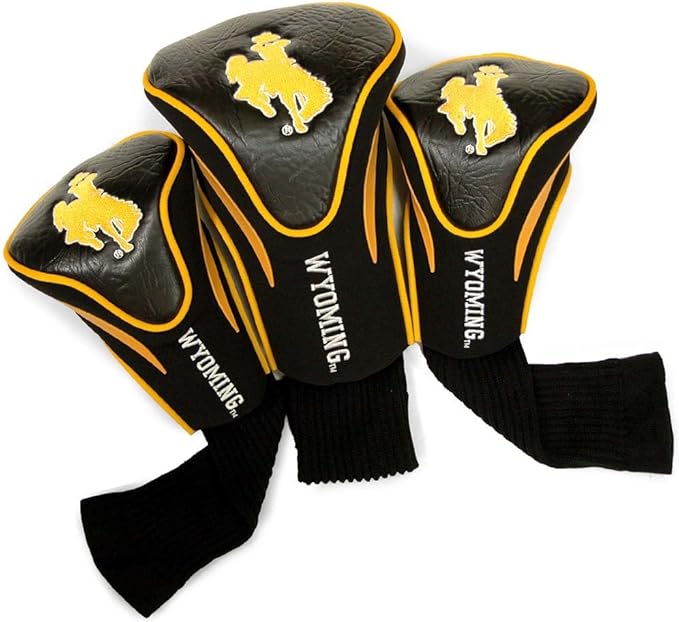Team Golf NCAA Florida Gators Contour Golf Club Headcovers (3 Count) Numbered 1, 3, & X, Fits Oversized Drivers, Utility, Rescue & Fairway Clubs, Velour Lined for Extra Club Protection