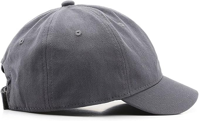 Short Brim Unconstructed Soft Cotton Plain Baseball Cap Adjustable Washed Low Profile Dad Hat for Men Women