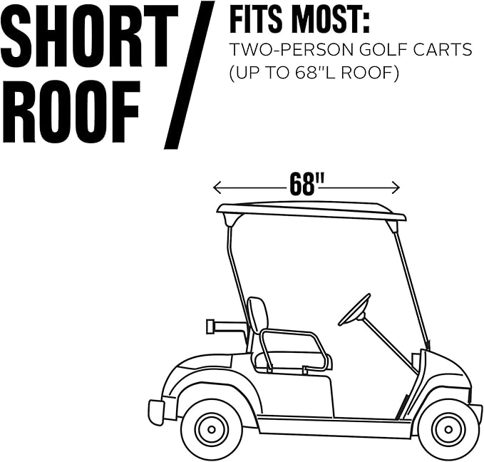 Classic Accessories Fairway Golf Cart Deluxe Enclosure