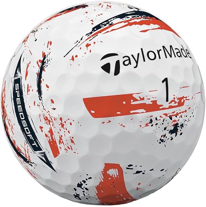 TaylorMade Golf Speed Soft Ink NFL Golf Balls