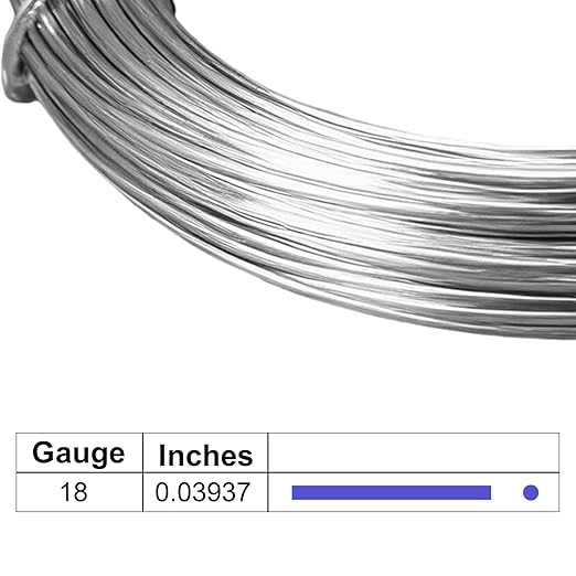 18 Gauge Aluminum Craft Wire, 1mm 33Yards Floral Craft Wire Bendable Wire - Image 7