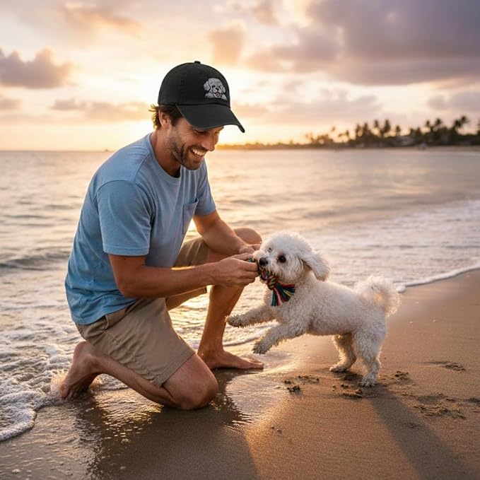 Pet Dog Lover Gifts,Embroidered Dog Baseball Hats for Men Women Dad Mom