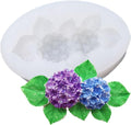 Hydrangea Flower Silicone Mold for Candle Soap Fondant Chocolate Candy Cake by NINEXY