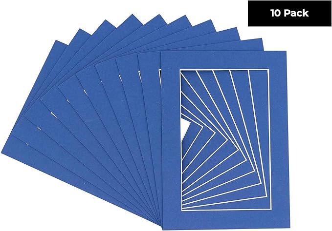 Pack of Ten 8.5x11 Mats Bevel Cut - Image 2