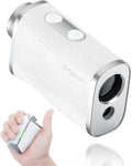 【Co-Developed with one of Japan’s Largest Golf Channels UUUM Golf】 U-CADDY Laser Golf Rangefinder, Pin Lock Vibration, 6.5X Magnification, Slope Switch, Compact Fast Finder