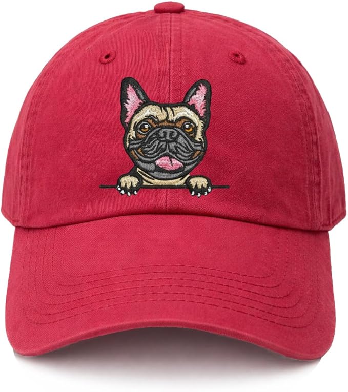 Pet Dog Lover Gifts,Embroidered Dog Baseball Hats for Men Women Dad Mom