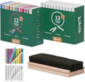 Kedudes Dustless Chalk with Eraser, 24pk by kedudes