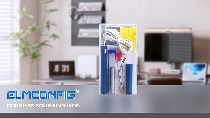 Cordless Soldering Iron Kit, Wireless Electric Soldering Gun Pen, 1100mAh Large - Image 8