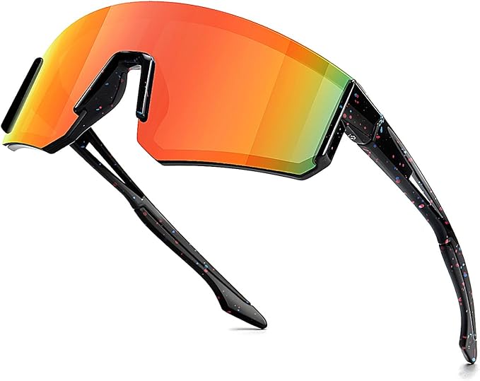 SEKKAF Youth Baseball Sunglasses for Boys Girls Age 6-12 Softball Cycling Sports Sunglasses for Kids Lightweight Frame