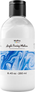Nicpro Pouring Medium for Acrylic Paint 8.45oz / 250ml, Acrylic Paint Thinner by Nicpro