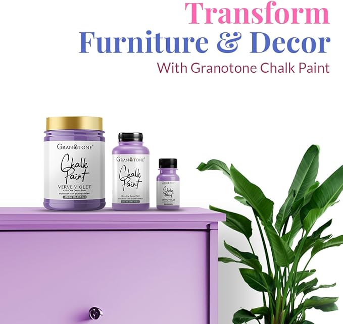 GRANOTONE Chalk Paint for Furniture, Matt-Finish Water-Based Acrylic Paint for - Image 2