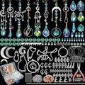 DIY Suncatchers 450pcs Sun Catchers Making Supplies Kit Prism Hanging Decor