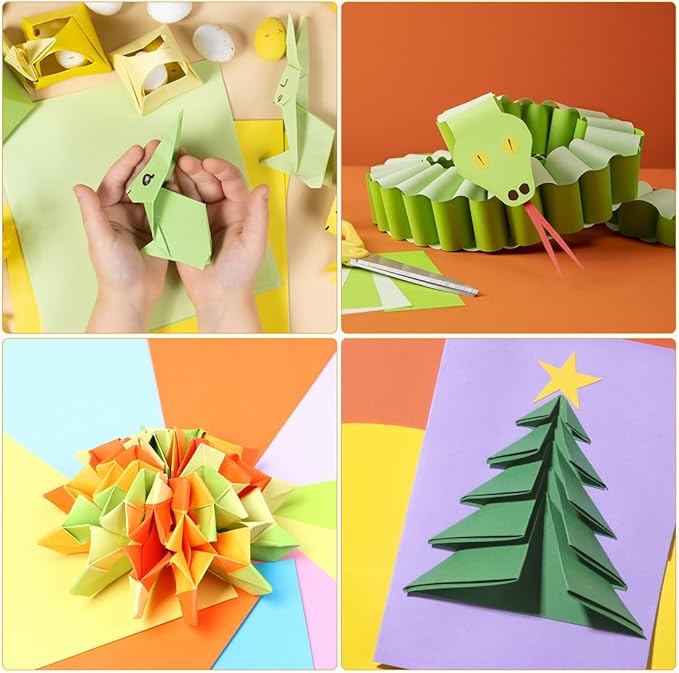 Opret Origami Paper Large, 100 Sheets 9.8x9.8 inch 25x25 cm Origami Paper 50 - Image 5