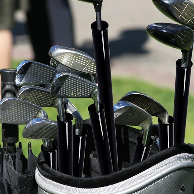 HOW TRUE Golf Bag Tubes 14 Pack with 2 Different Inner Diameters（1.5''）（1.25''） Golf Bag Club Protection Tubes Separators Dividers，Keeps Clubs Organised