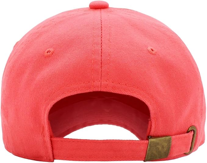 KBETHOS Classic Unisex Cotton Adjustable Low Crown Baseball Cap – Plain Dad Hat