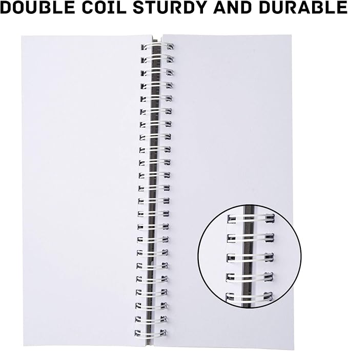 conda 9"x12" Sketch Book, 100 Sheets, Spiral Bound Artist Sketch Pad, Durable - Image 2