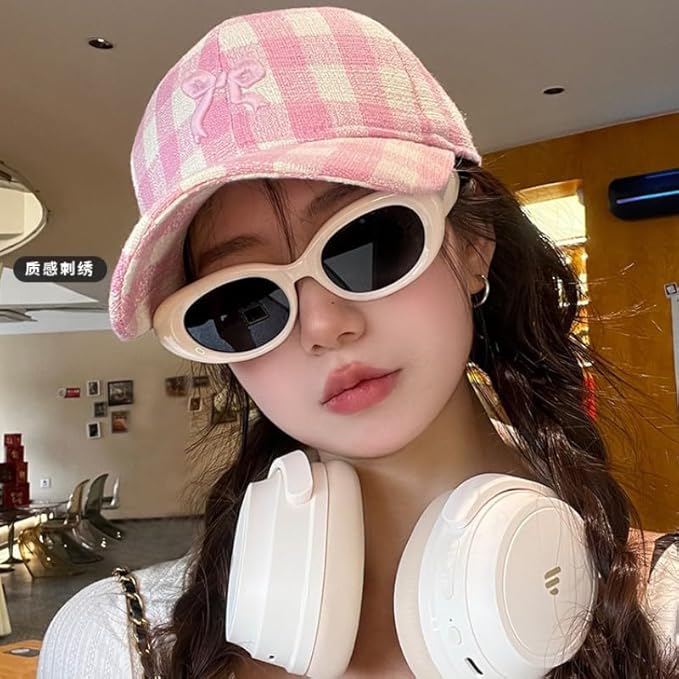 Sumleno Womens Trendy Cute Bow Baseball Cap Y2k Aesthetic Preppy Sun Cap Hiking Travel Trucker Hat Accessories