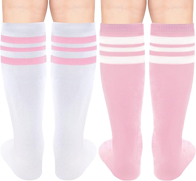 qikqik Toddler Soccer Socks Kids Soccer Socks Boys Baseball Sock Youth Football Sock Girls Softball Accessories Team Sports