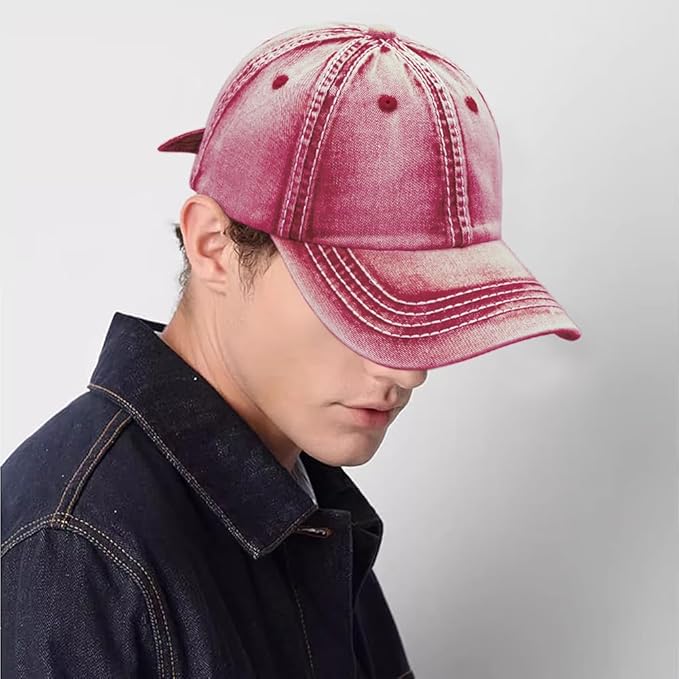 Baseball Cap Vintage Washed Hats Distressed Trucker Hat for Women Men