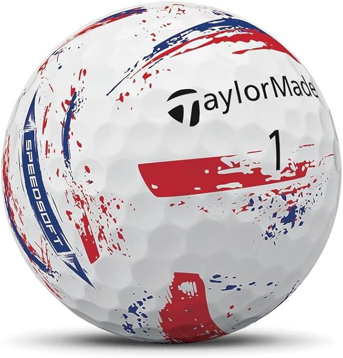 TaylorMade Golf Speed Soft Ink NFL Golf Balls