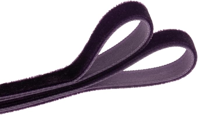 Vintage Purple Velvet Ribbon Christmas Ribbon - Image 2