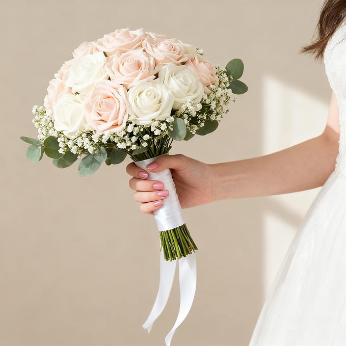 Artificial Flowers Foam Fake Roses 25pcs Mix Colors Roses - Image 5