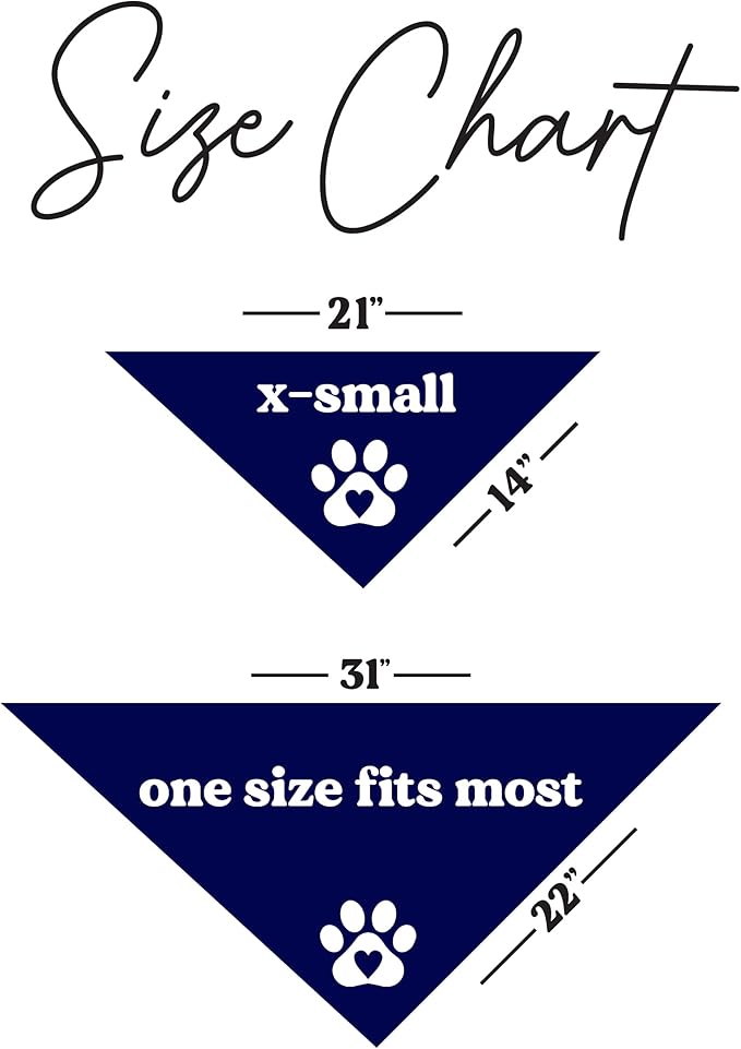 Game Day Dog Bandana | 100% Cotton Adjustable Triangle | Made in USA | Baseball| Sports | Biggest Fan | Game Day | Navy, X-Small (1054)