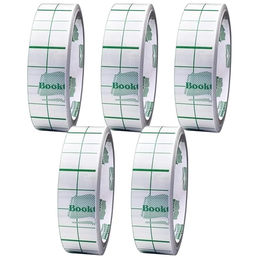 BookGuard 1 inch Clear Vinyl Roll Bookbinding Tape Archival Book Tape Repair by BookGuard