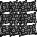 Eccliy 20 Pcs Volleyball Makeup Bags Bulk Sport Team Gifts Volleyball Cosmetic Bag Accessories for Women Toiletry Zipper Pouch Travel Canvas Gifts Stuff for Team Party Players