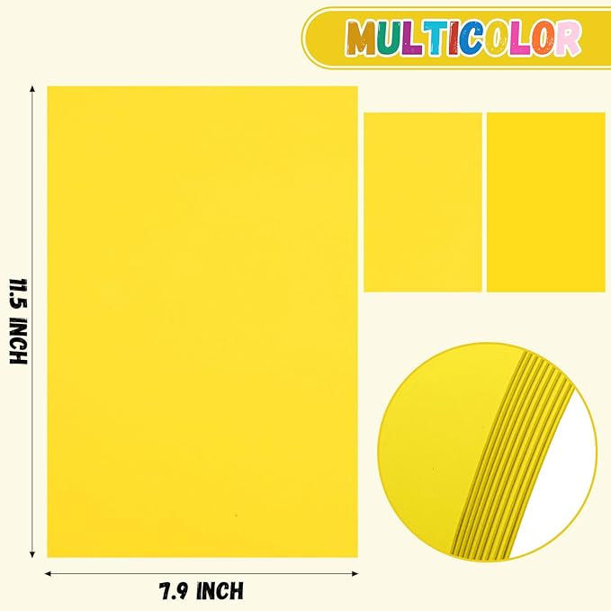 10 Pack Foam Sheets Craft 8 x 12 inch, Eva Color Foam Paper - Image 2