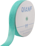 Vintage Turquoise Blue Velvet Ribbon Christmas Ribbon by QIANF