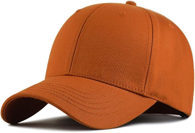 Oversize XXL Baseball Cap Cotton Big Head Hats Solid Color Large Head Hats Plus Size Hat Adjustable 23"-25.5"