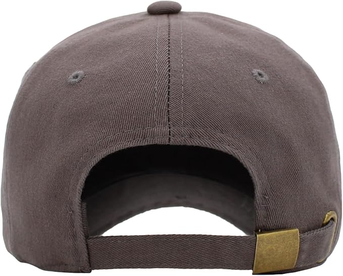 KBETHOS Classic Unisex Cotton Adjustable Low Crown Baseball Cap – Plain Dad Hat