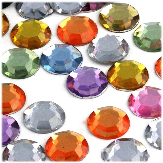 The Crafts Outlet 72pc Rhinestones Round 20mm - Image 2