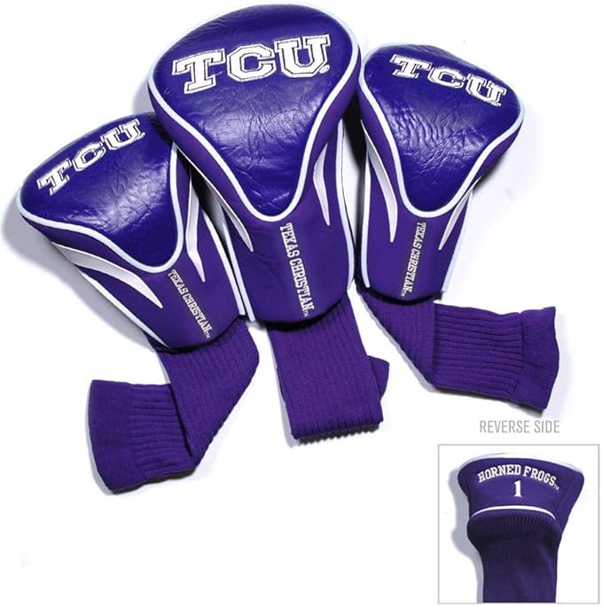 Team Golf NCAA Florida Gators Contour Golf Club Headcovers (3 Count) Numbered 1, 3, & X, Fits Oversized Drivers, Utility, Rescue & Fairway Clubs, Velour Lined for Extra Club Protection