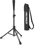 Baseball Tee Batting Tee Softball Tee Portable Travel Hitting Tee,Easy Adjustable Height,Stable Tripod Stand