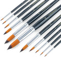 Transon 11pcs Round Paint Brush Basic Set by Transon