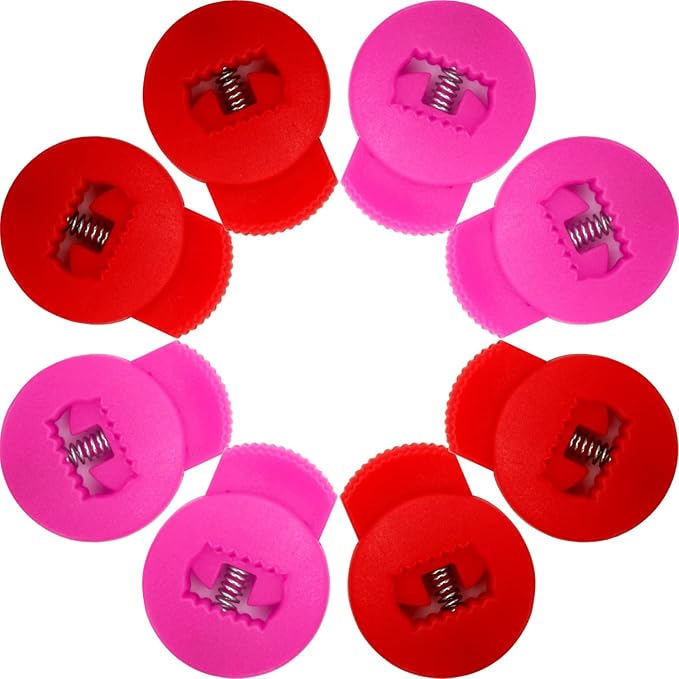 AliBall Glove Locks Baseball, Glove Lace Locks 8 Pack, Never Need Thying Knots Again, Fits All Baseball and Softball Gloves