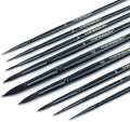 Transon Round Paint Brush Set 9pcs Synthetic Sable Hair by Transon