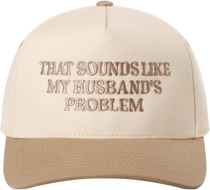 MIRMARU Two-Tone Vintage Canvas Trucker Hats for Men & Women, Adjustable Size Baseball Caps with Trendy Embroidered Design