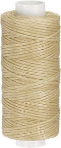 uxcell Leather Sewing Waxed Thread, 55 Yards / 50m 0.8mm 150D Flat Polyester by uxcell