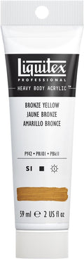 Liquitex Professional Heavy Body Acrylic Paint, 2-oz Tube, Bronze Yellow by Liquitex